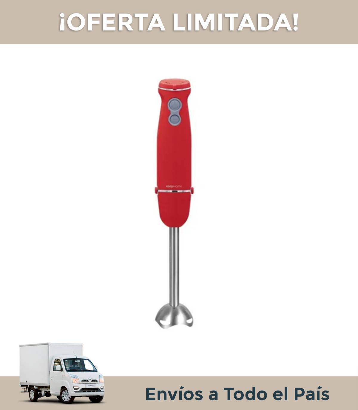 Mixer Liliana Twistmix Rojo Licuadora Manual AH111