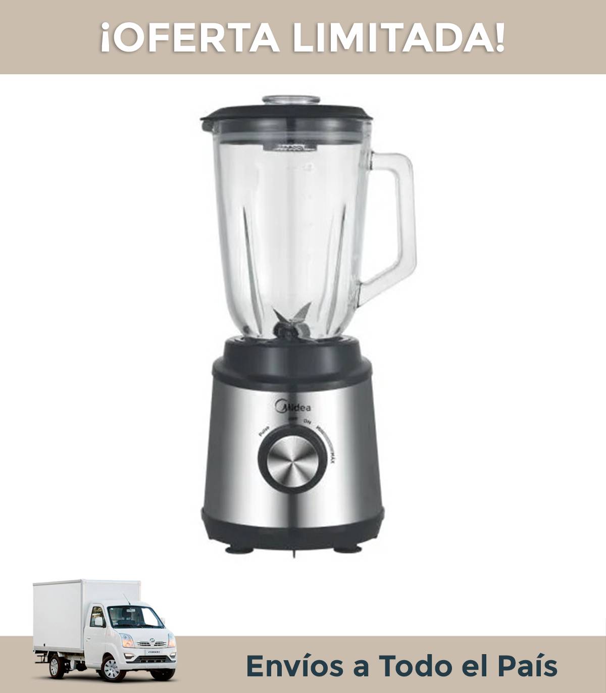 Mixer Liliana Twistmix Rojo Licuadora Manual AH111